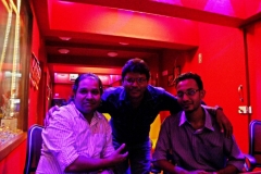 with Rashid Khan, Subhash Kale.